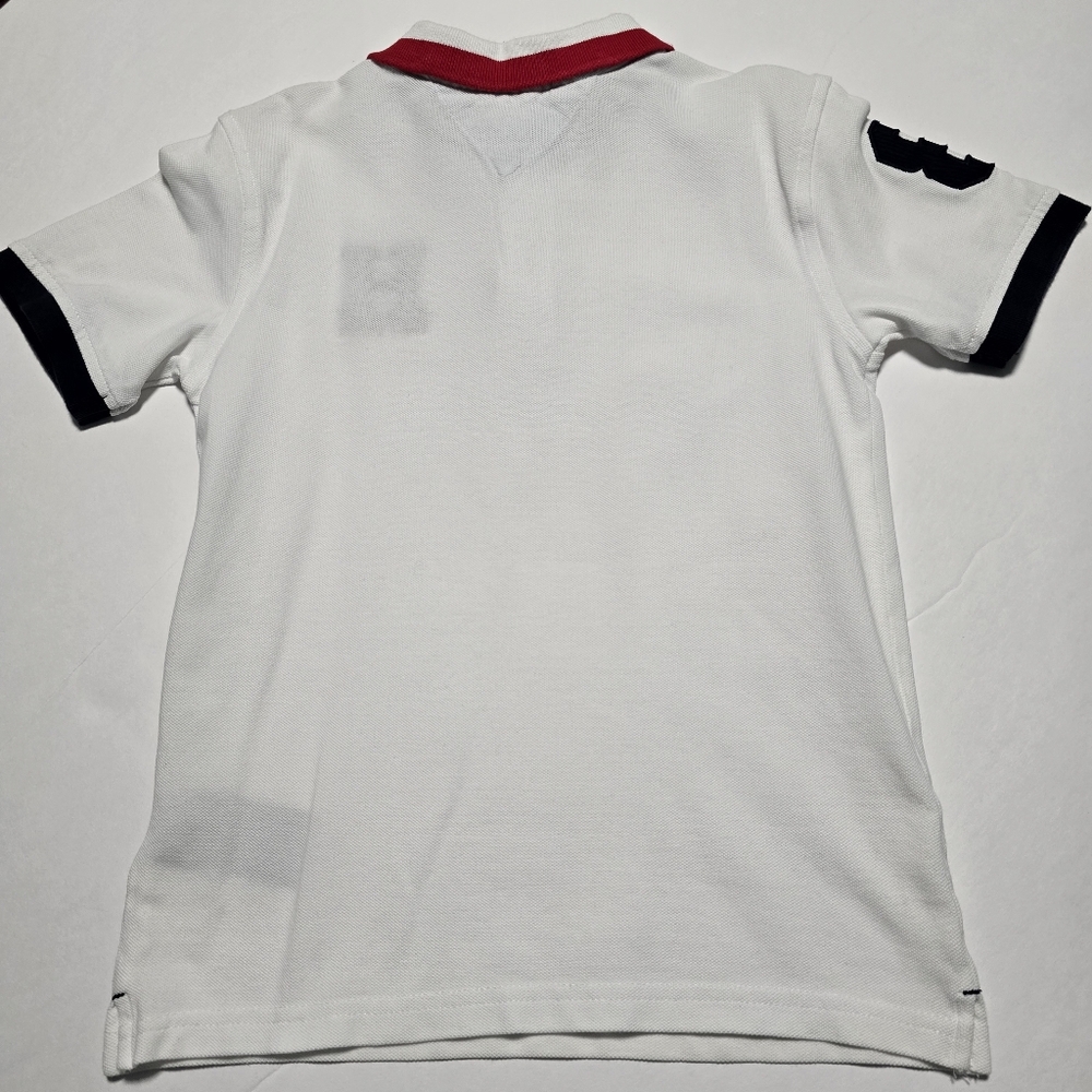 Boys Size 7 Tommy Hilfiger Polo Shirts Bundle - White, Blue, Gray - Picture 4 of 16
